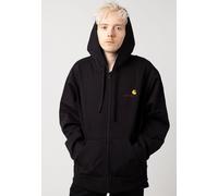 Carhartt WIP - Hooded American Script Black - Zipper - black - XXL - 80% Cotton, 20% Polyester XXL