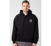 Carhartt WIP - Hooded Charm Link Stone Washed Black/Silver - Hoodie - black - L - 80% Cotton, 20% Polyester L