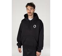 Carhartt WIP - Hooded Charm Link Stone Washed Black/Silver - Hoodie - black - M - 80% Cotton, 20% Polyester M