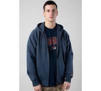 Carhartt WIP - Hooded Chase Dusky Blue/Gold - Zipper - blue - M - 59% Cotton, 41% Polyester M