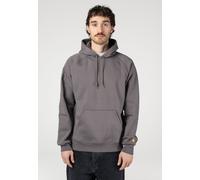 Carhartt WIP - Hooded Chase Porphyry/Gold - Hoodie - grey - M - 59% Cotton, 41% Polyester M