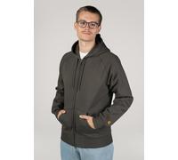 Carhartt WIP - Hooded Chase Shungite/Gold - Zipper - grey - S - gid://shopify/Metaobject/296083128557 S