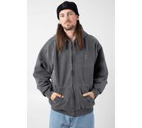 Carhartt WIP - Hooded Vista Garment Dyed Graphite - Jacket - grey - XL - Shell: 100% Cotton, Lining: 65% Polyester, 35% Cotton XL