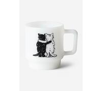 Carhartt WIP - Hugging Cats Glass White - Mug - white - Onesize - Glass Onesize