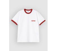 Carhartt WIP - IP Ringer White/Red/Red - T-Shirt - white - M - 100% Organic Cotton M