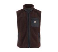 Carhartt WIP - Sherpa sleeveless fleece - Prentis Vest Liner Palisander Black for Men - Size L - Brown Brown L