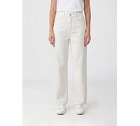 CARHARTT WIP Jane High-Waisted Wide-Leg Jeans in White Cotton Denim - Size: 29 - female