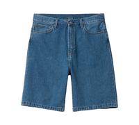 Carhartt WIP - Landon Heavy Stone Wash Blue - Shorts - blue - W36 - 100% Cotton,Denim W36
