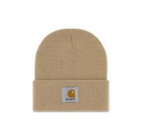 Carhartt WIP logo-patch ribbed-knit beanie hat - Neutrals One Size