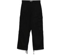 Carhartt WIP logo-patch straight trousers - Black 27-28