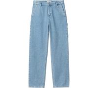 Carhartt WIP - Loose Cotton Jeans - W' Pierce Pant Straight Stone Bleached Blue for Women - Size 29 US Blue 29 US