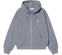 Carhartt WIP - Loose zip-up sweatshirt - W' Hooded Casey Jacket Sweat Shady Blue Silver for Women - Size M Blue M