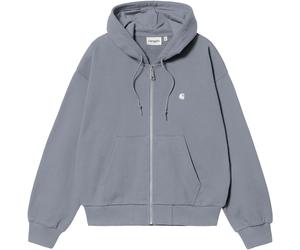 Carhartt WIP - Loose zip-up sweatshirt - W' Hooded Casey Jacket Sweat Shady Blue Silver for Women - Size S Blue S