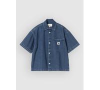 Carhartt WIP - Cotton shirt - S/S Lovilia Shirt W Stone Washed Blue for Women - Size L Blue L