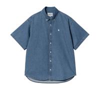 Carhartt WIP Mens Relaxed Fit Lucas Short Sleeve Shirt - Colour: 135 Blue - Size: Large