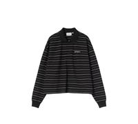 Carhartt WIP Mabel striped long-sleeve polo shirt - Black XS