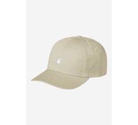 Carhartt WIP - Madison Logo Stone/White - Cap - grey - Onesize - 100% Cotton Onesize