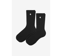 Carhartt WIP - Madison Pack Of 2 Black/White - Socks - black - Onesize - 84% Cotton, 14% Polyester, 2% Elastane Onesize
