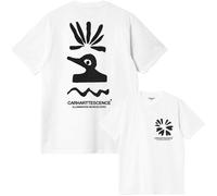 Carhartt WIP - Men's casual organic cotton T-shirt - S/S Compy T-Shirt White for Men - Size S White S