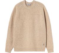 Carhartt WIP - Men's round neck Jumper - Anglistic Sweater Speckled Fleur de Sel for Men in Wool - Size XL - Beige Beige XL