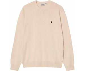 Carhartt WIP - Men's round neck Jumper - Madison Sweater Fleur De Sel / Black for Men in Nylon - Size XL - Beige Beige XL