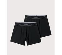 Carhartt WIP Mens 2 Pack Cotton Trunks - Colour: 933XX Black/Black - Size: Large
