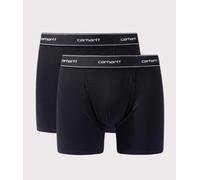 2 Pack Cotton Trunks Black S