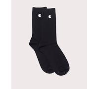Carhartt WIP Mens Two Pack of Madison Socks - Colour: 1A5XX Black/White - Size: One Size