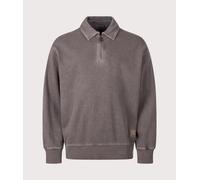 Carhartt WIP Mens Balloon Fit Harper Quarter Zip Sweatshirt - Colour: 47GD Tobacco - Size: Medium