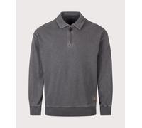 Carhartt WIP Mens Balloon Fit Harper Quarter Zip Sweatshirt - Colour: 89GD Black - Size: Large
