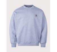 Carhartt WIP Mens Balloon Fit Nelson Sweatshirt (Fits big to size) - Colour: 3HXGD Gentle Blue - Size: Medium