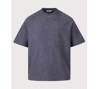 Carhartt WIP Mens Boxy Loose Fit Lambert T-Shirt - Colour: 1CFQ Moon wash/Dark Navy - Size: Medium