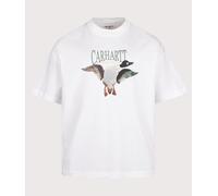 Carhartt WIP Mens Boxy Loose Fit Pennon T-Shirt - Colour: 02XX White - Size: Medium