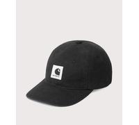 Carhartt WIP Mens Canvas Cap - Colour: 8906 Black Stone Washed - Size: One Size