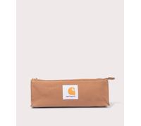 Carhartt WIP - Canvas Hamilton Brown - Pencil Case - brown - Onesize - 100% Waxed Cotton,Canvas Onesize