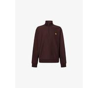 Carhartt WIP Mens Carhartt WIP American Scrip High-Neck Cotton-Blend Sweatshirt Palisander M