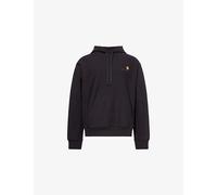 Carhartt WIP Mens Carhartt WIP American Script Zip-Up Cotton-Blend Hoody Black L