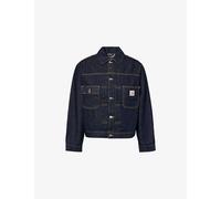 Carhartt WIP Mens Carhartt WIP Belmar Patch-Pocket Denim Jacket Blue S