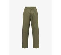 Carhartt WIP Mens Carhartt WIP Brady Straight-Leg Cotton Trousers Leaf L