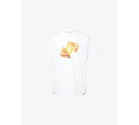 Carhartt WIP Mens Carhartt WIP Cheese Toast Short-Sleeve Cotton T-Shirt White 2XL