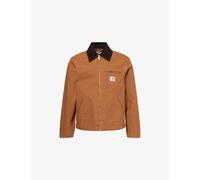 Carhartt WIP Mens Carhartt WIP Detroit Summer Logo-Patch Cotton Jacket Hamilton Brown / Tobacco M