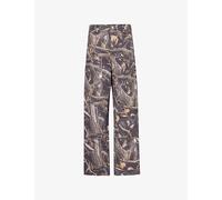 Carhartt WIP Mens Carhartt WIP Double Knee Relaxed Camo Cotton Jeans Camo Feather Tree/ Black 32/32