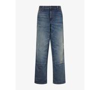 Carhartt WIP Mens Carhartt WIP Double Knee Relaxed Cotton Jeans Blue 38/32