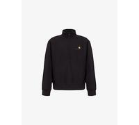 Carhartt WIP Mens Carhartt WIP High-Neck Brand-Embroidered Cotton-Blend Sweatshirt Black XL