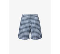 Carhartt WIP Mens Carhartt WIP Kander Checked Cotton Shorts Kander Check Blue River 2XL