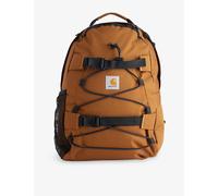 Carhartt WIP Mens Carhartt WIP Kickflip Logo-Patch Woven Backpack Hamilton Brown