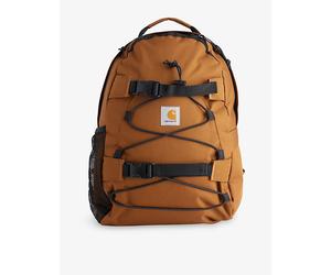 Carhartt WIP Mens Carhartt WIP Kickflip Logo-Patch Woven Backpack Hamilton Brown