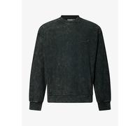 Carhartt WIP Mens Carhartt WIP Lambert Crew-Neck Cotton Jumper Raven M