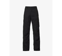 Carhartt WIP Mens Carhartt WIP Logo-Patch Straight-Leg Cotton Trousers Black 32