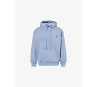 Carhartt WIP Mens Carhartt WIP Nelson Hooded Cotton-Jersey Sweatshirt Gentle Blue 2XL
